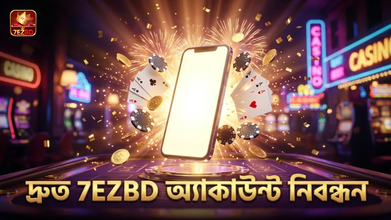 7EZBD ক্যাসিনোতে দ্রুত অ্যাকাউন্ট নিবন্ধন করুন সহজে
