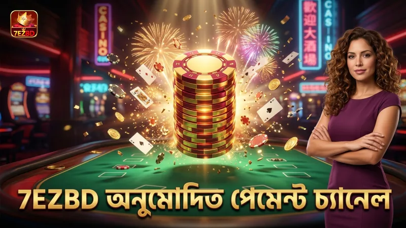 7EZBD ডিপোজিট প্রক্রিয়ায় অনুমোদিত স্থানীয় পেমেন্ট চ্যানেল ব্যবহৃত হয়