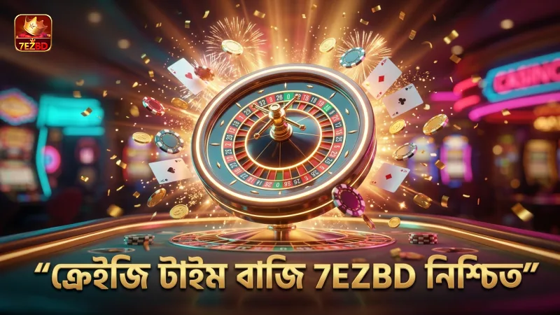 ক্রেইজি টাইম বাজি ধরার ধাপ ও পেআউট কাঠামো 7EZBD দ্বারা নিশ্চিত