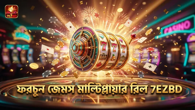 ফরচুন জেমসের মাল্টিপ্লায়ার রিল প্রযুক্তির স্পষ্ট চিত্র।