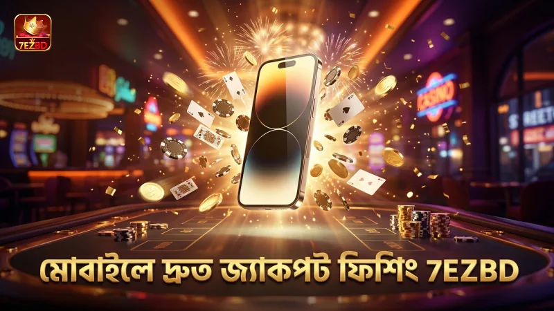 মোবাইলে দ্রুত জ্যাকপট ফিশিং শুরু করুন সহজে