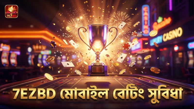 7EZBD অ্যাপে মোবাইল থেকে দ্রুত বেটিংয়ের সুবিধা।