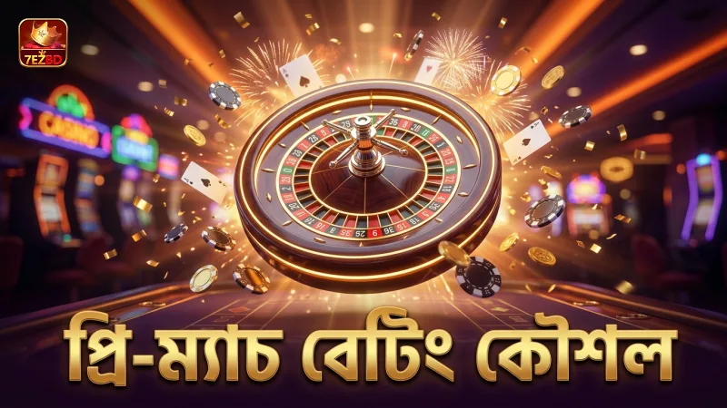 প্রি-ম্যাচ বেটিংয়ে পরিকল্পিত কৌশল প্রয়োগ করা হয়।