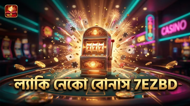 ল্যাকি নেকো বোনাস ফিচার গেমপ্লে উন্নত করে 7EZBD-তে।