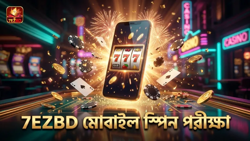 7EZBD মোবাইল টেস্টে ল্যাকি নেকো স্পিন কার্যকারিতা প্রমাণিত।