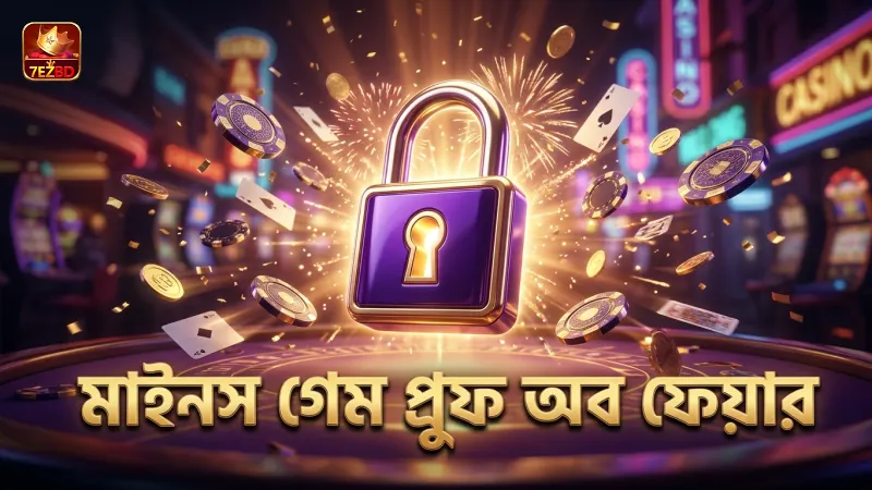 মাইনস গেমের প্রুফ অব ফেয়ার নিশ্চিত করে খেলার সততা
