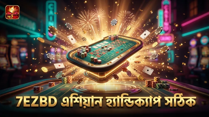সঠিক এশিয়ান হ্যান্ডিক্যাপ ক্যালকুলেশন প্রদর্শন করে 7EZBD