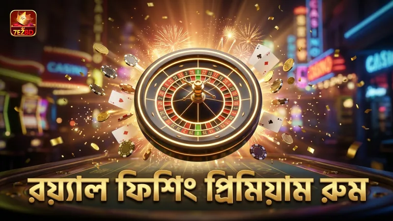রয়্যাল ফিশিং প্রিমিয়াম রুমে গেমপ্লে দৃশ্যাবলী