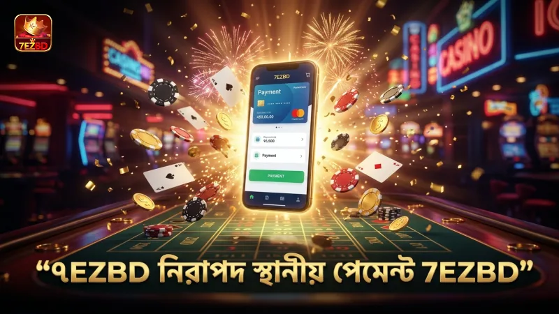 স্থানীয় পেমেন্ট পদ্ধতিতে দ্রুত ও নিরাপদ বাজি গ্রহণ করে ৭EZBD।