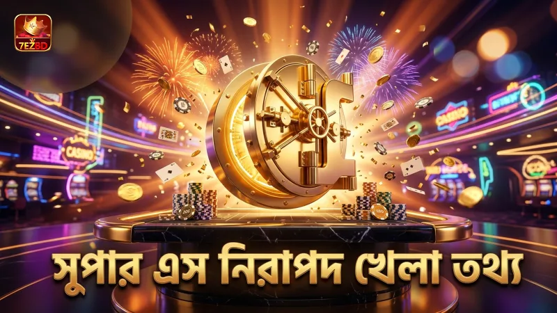 সুপার এস গেমের নিরাপত্তা ও রিল ডাটা বুঝে খেলুন