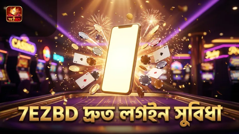 7EZBD এর দ্রুত লগইন ও বেটিং প্রক্রিয়া সংরক্ষণ করে সময়