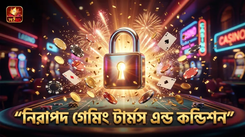 টার্মস এন্ড কন্ডিশন বুঝলে নিরাপদ গেমিং নিশ্চিত হয়।